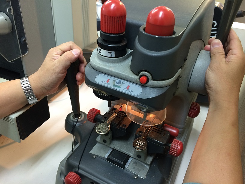 ブランクキー専用の工作機械